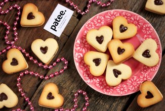 Печенье с шоколадом Сердечки