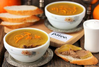 Паштет из печени индейки с апельсиновым желе