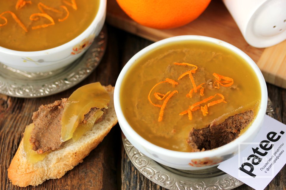 Паштет из печени индейки с апельсиновым желе - Шаг 15