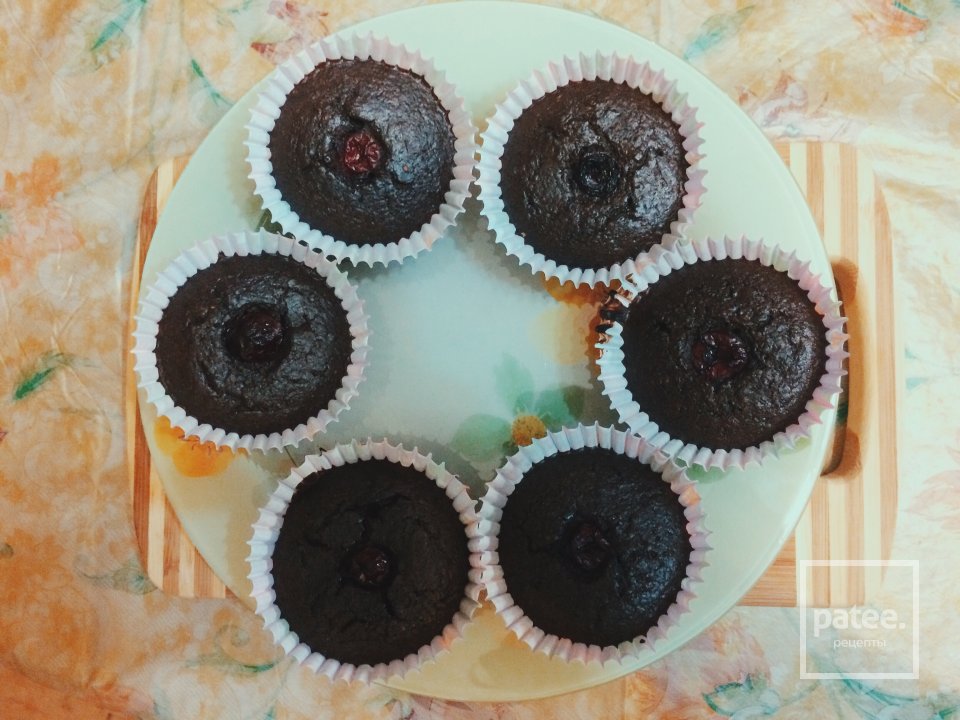 Брауни с вишней - Шаг 6