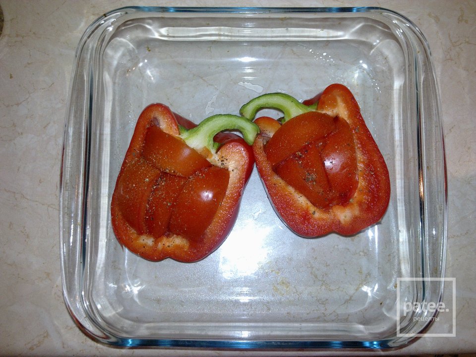 Запеченный сладкий перец с помидорами - Шаг 4