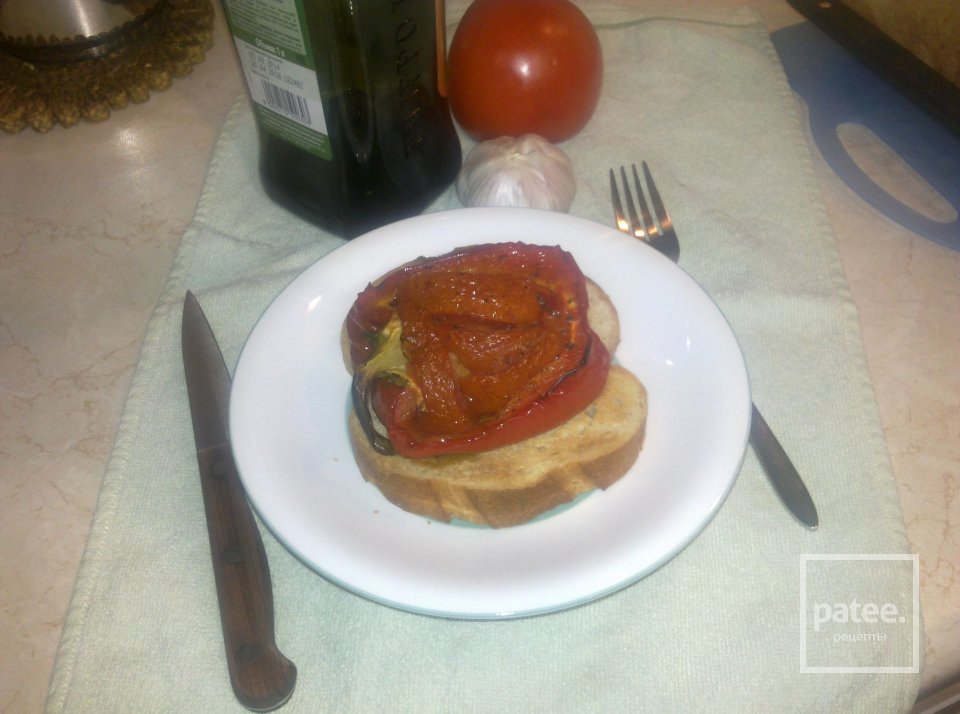 Запеченный сладкий перец с помидорами - Шаг 5