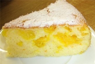 Шарлотка с апельсинами