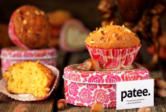 Творожные кексы с сахарно-ореховой корочкой