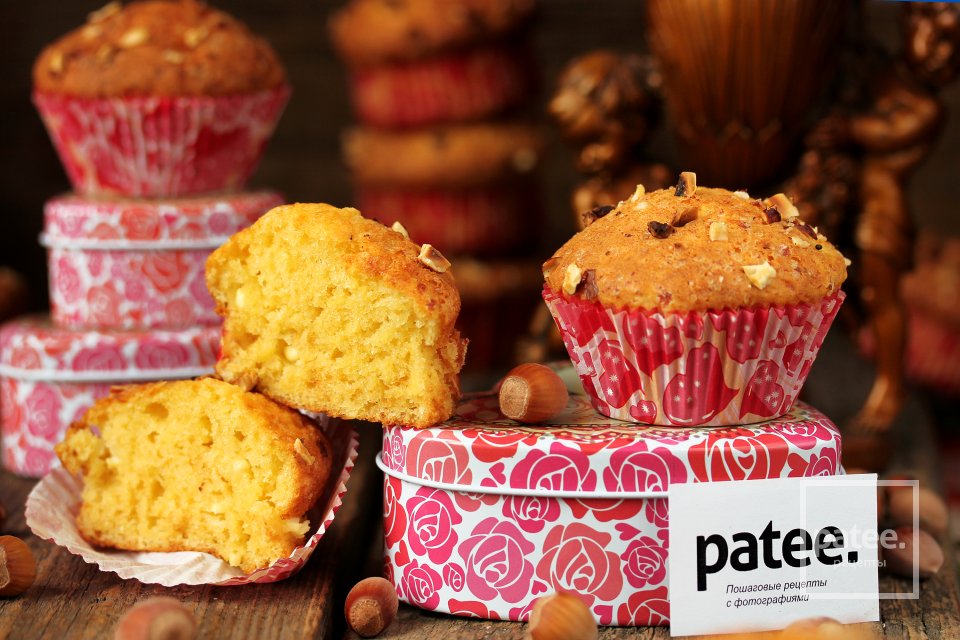 Творожные кексы с сахарно-ореховой корочкой - Шаг 14