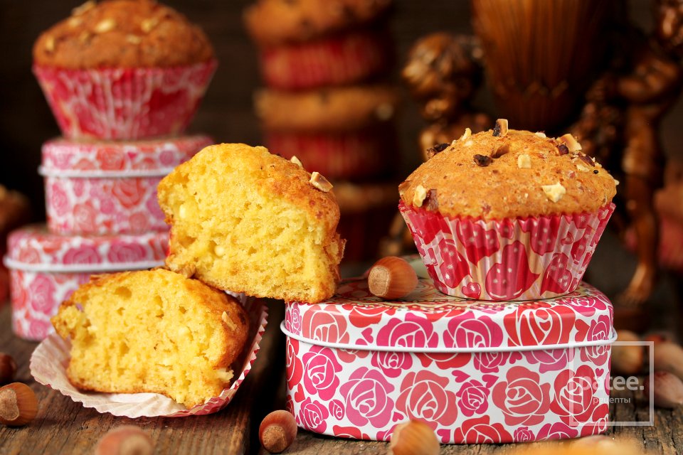 Творожные кексы с сахарно-ореховой корочкой - Шаг 15