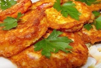 Помидоры в сырном кляре