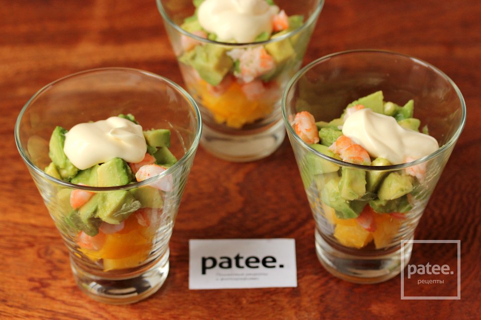 Салат с креветками и авокадо - Шаг 10