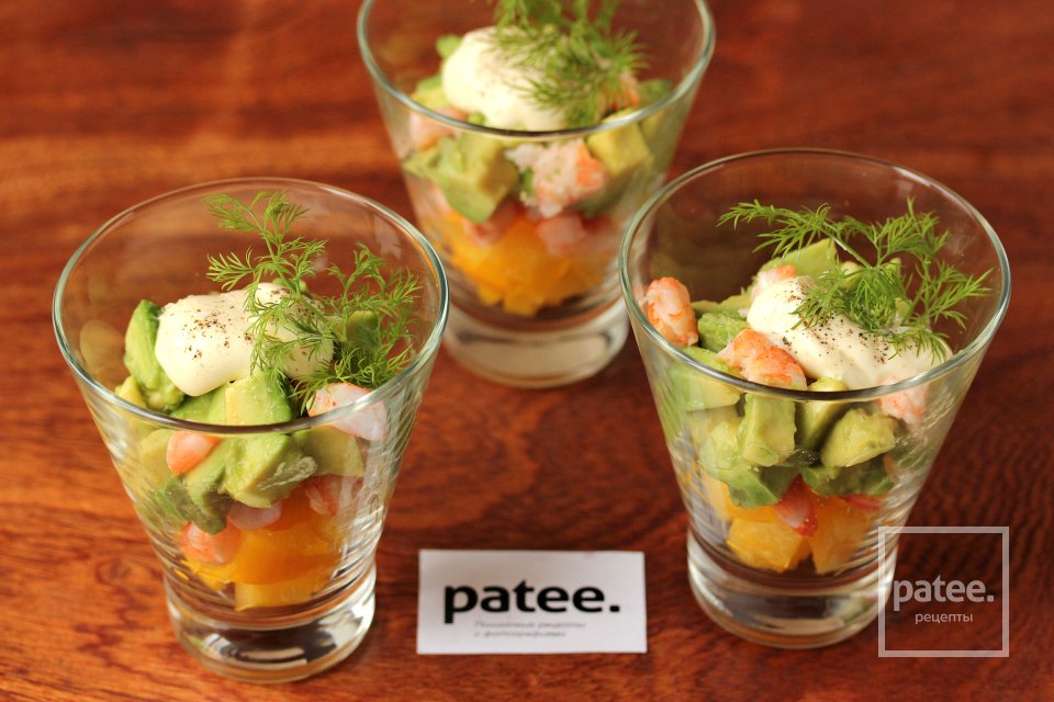 Салат с креветками и авокадо - Шаг 12