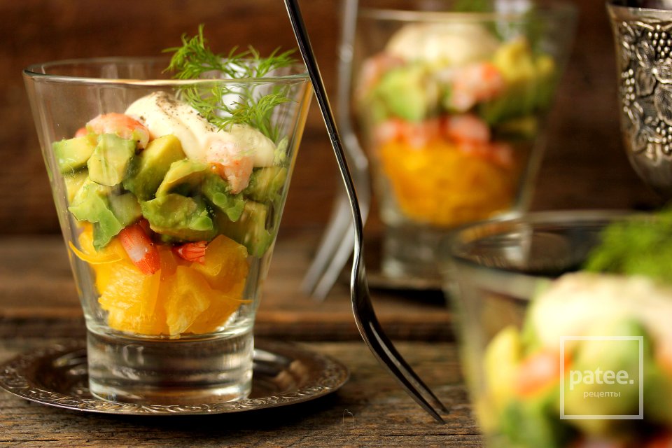 Салат с креветками и авокадо - Шаг 15