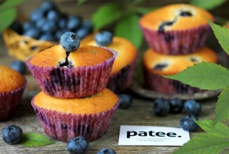 Маффины с голубикой