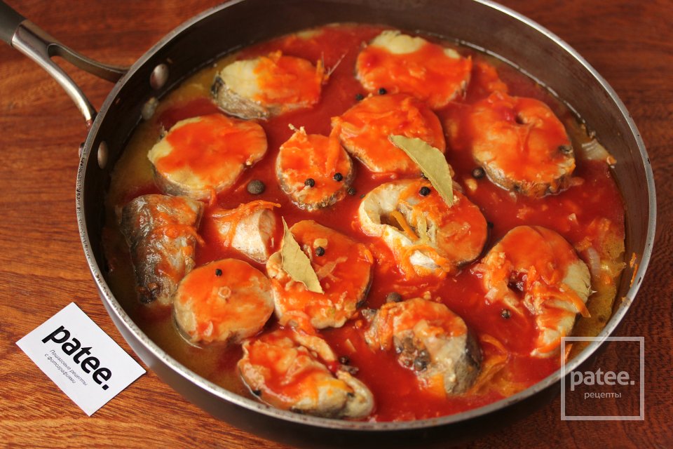 Хек в томатном соусе с овощами - Шаг 11