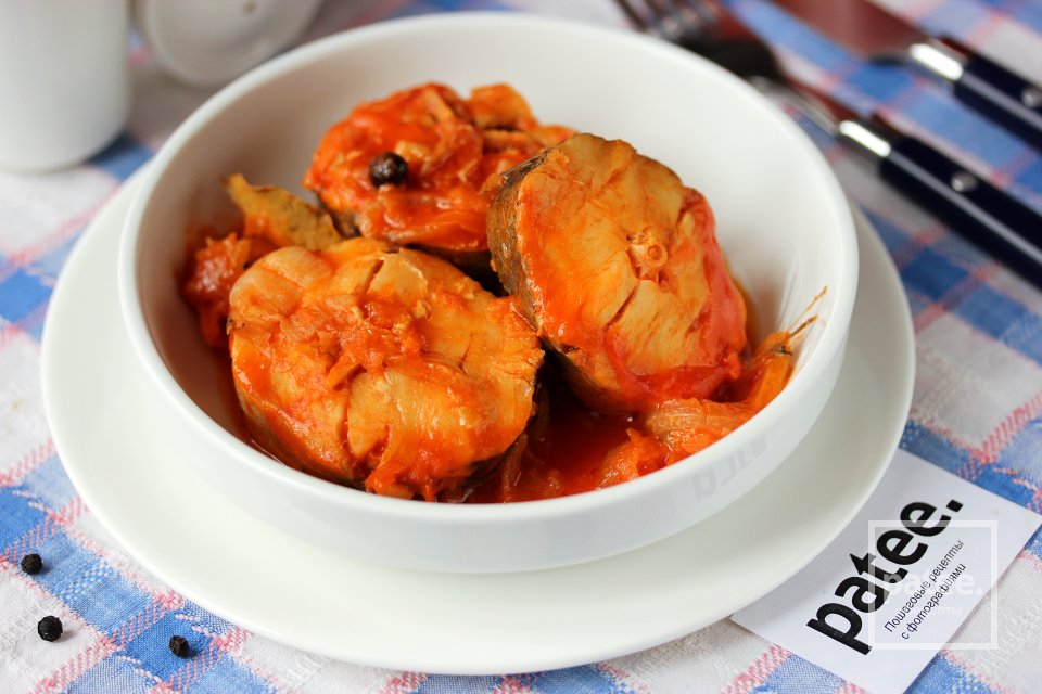 Хек в томатном соусе с овощами - Шаг 13