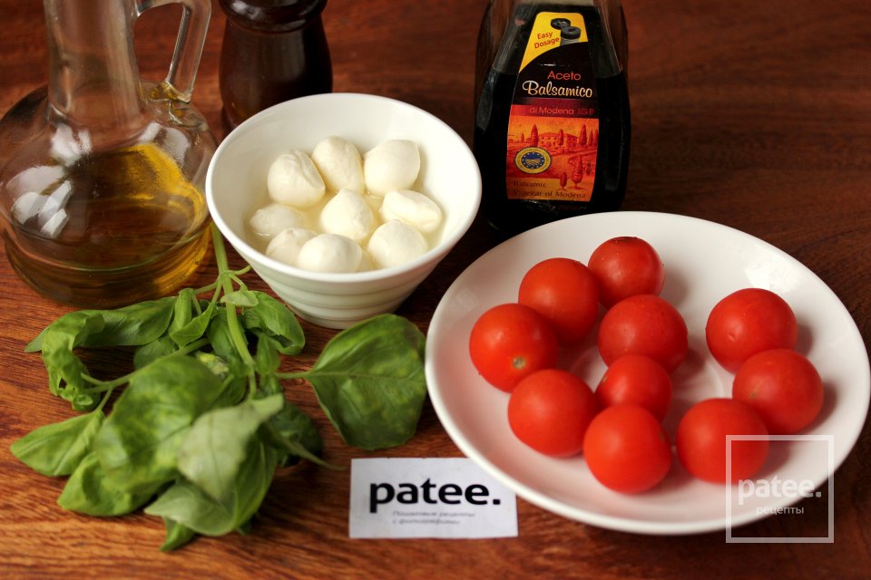 Капрезе в стаканах - Шаг 1