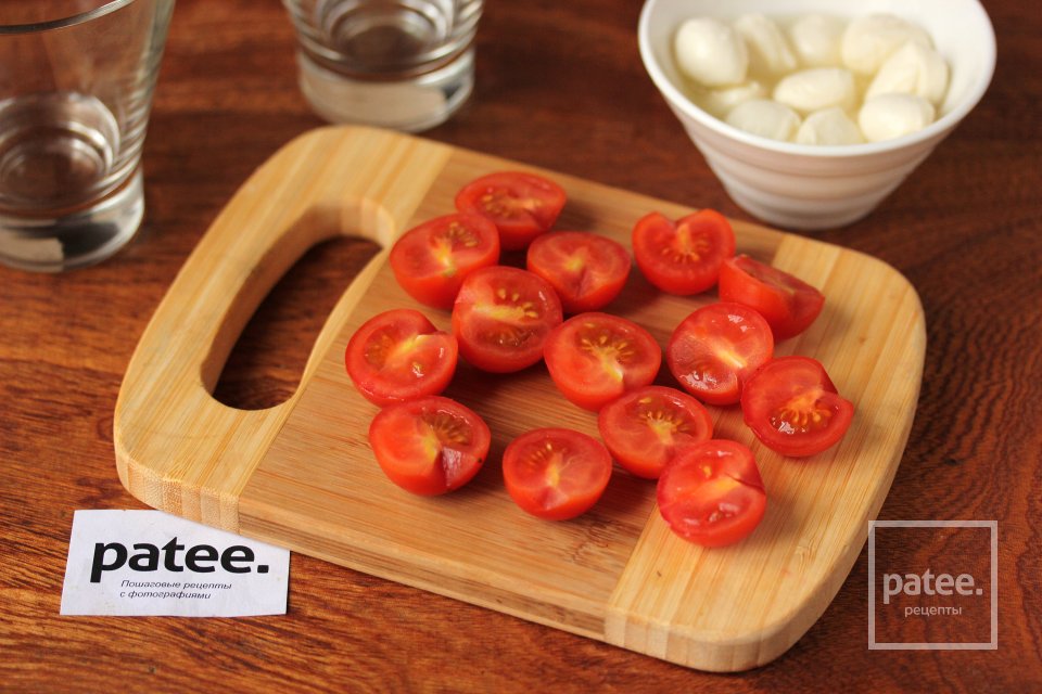 Капрезе в стаканах - Шаг 3