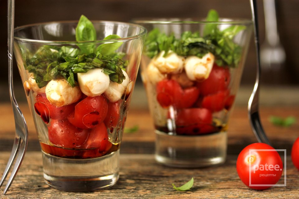 Капрезе в стаканах - Шаг 11