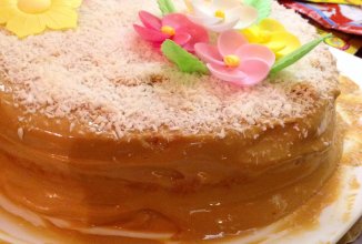 Бисквитный торт Нежность