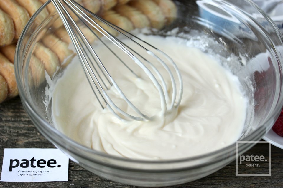 Тирамису с малиной и сыром филадельфия - Шаг 5