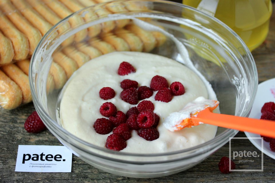 Тирамису с малиной и сыром филадельфия - Шаг 7