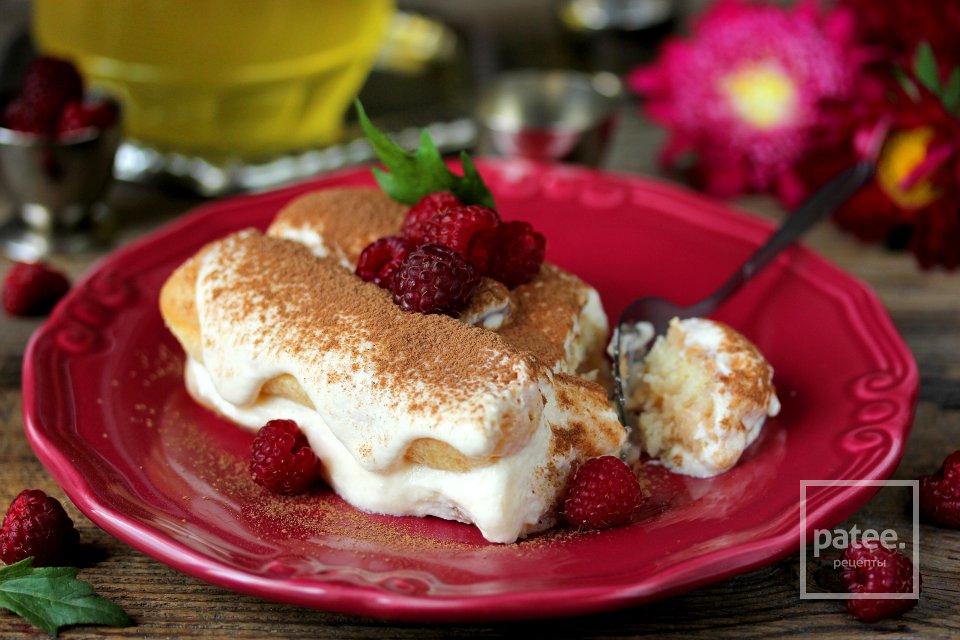 Тирамису с малиной и сыром филадельфия - Шаг 15