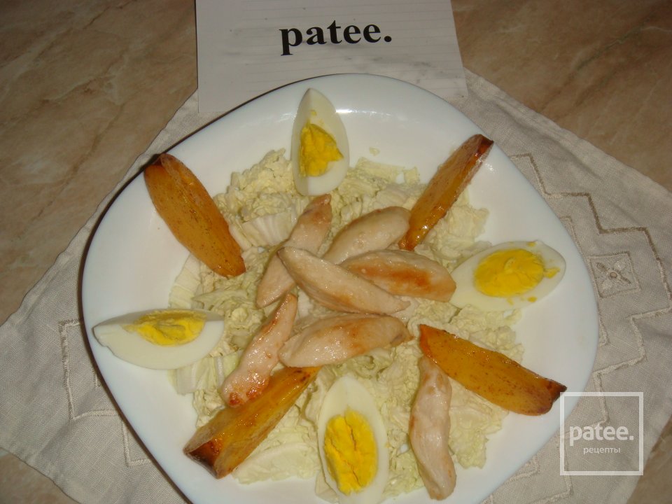 Салат с хурмой и курицей - Шаг 11