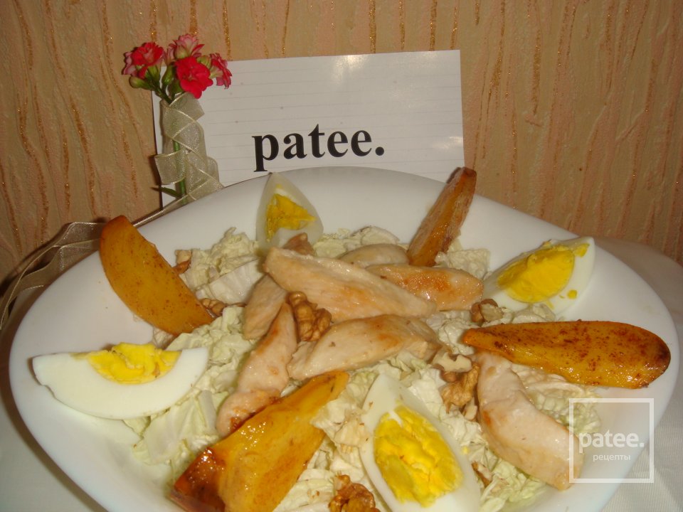 Салат с хурмой и курицей - Шаг 13