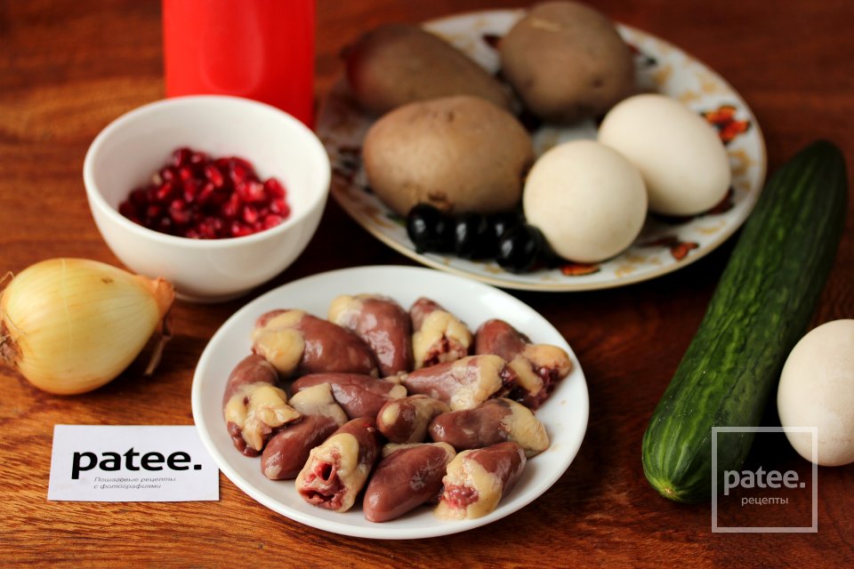 Салат Влюблённый мишка - Шаг 1