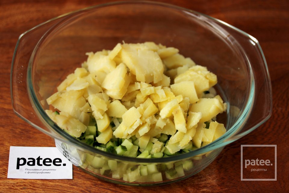 Салат Влюблённый мишка - Шаг 4