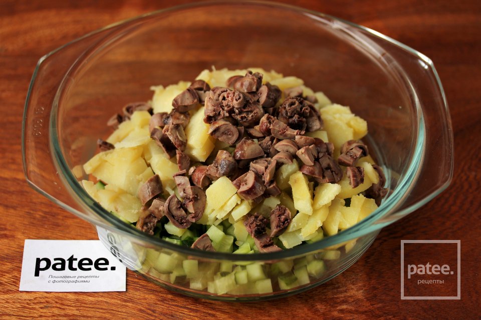 Салат Влюблённый мишка - Шаг 5