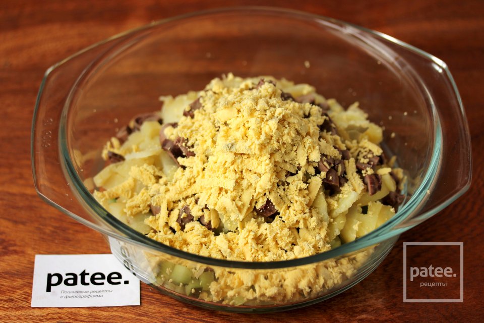 Салат Влюблённый мишка - Шаг 6