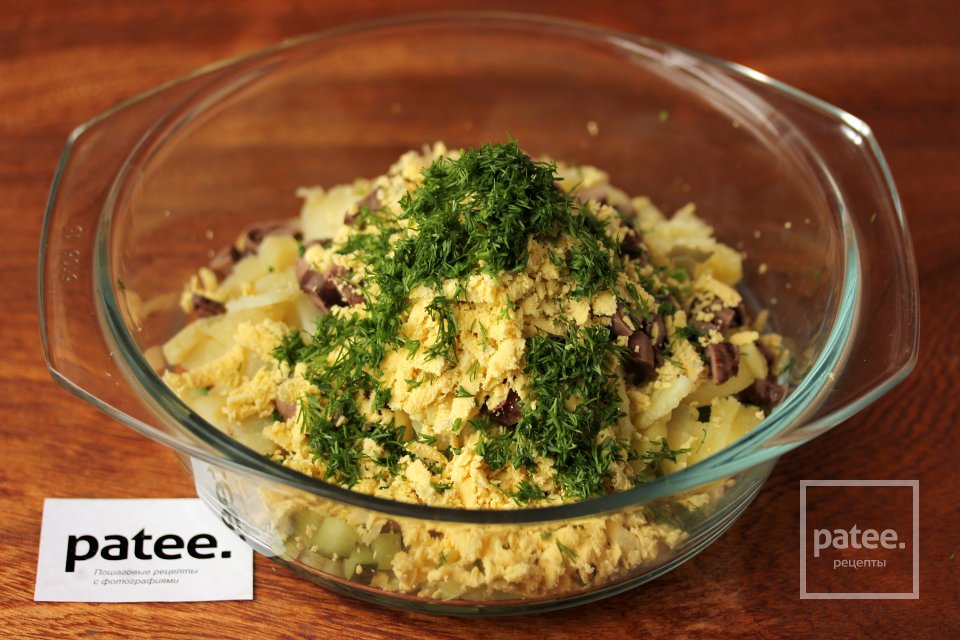 Салат Влюблённый мишка - Шаг 7