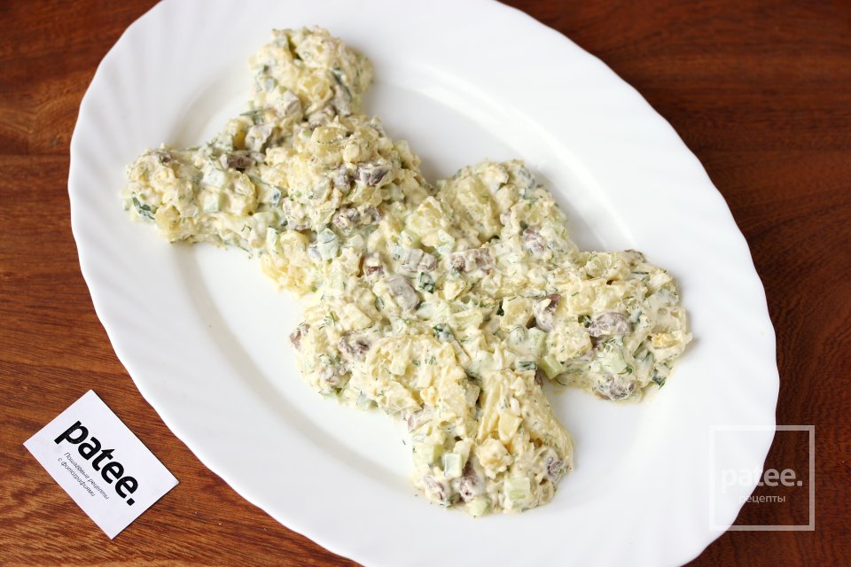 Салат Влюблённый мишка - Шаг 9