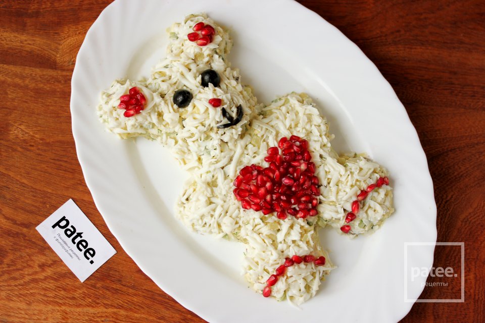 Салат Влюблённый мишка - Шаг 12