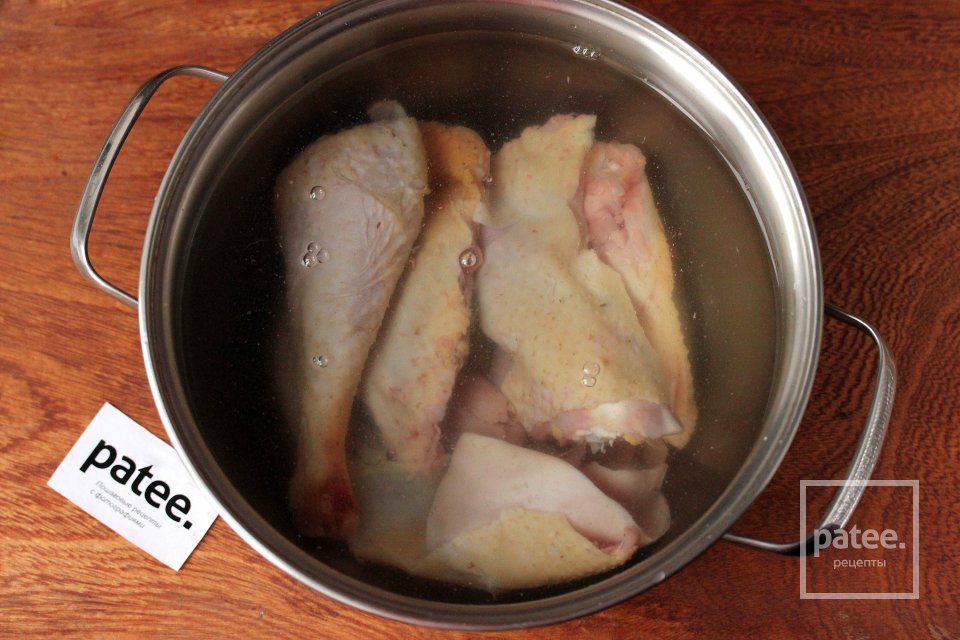 Куриный суп с булгуром и перепелиными яйцами - Шаг 2