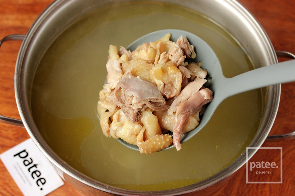 Куриный суп с булгуром и перепелиными яйцами - Шаг 4