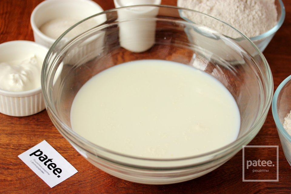 Заварные блины из ржаной муки - Шаг 2