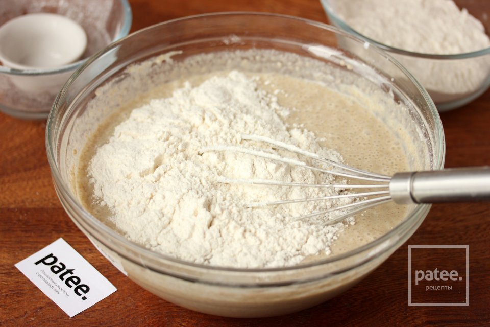 Заварные блины из ржаной муки - Шаг 8