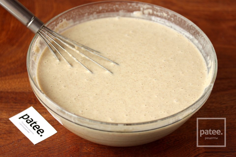 Заварные блины из ржаной муки - Шаг 10