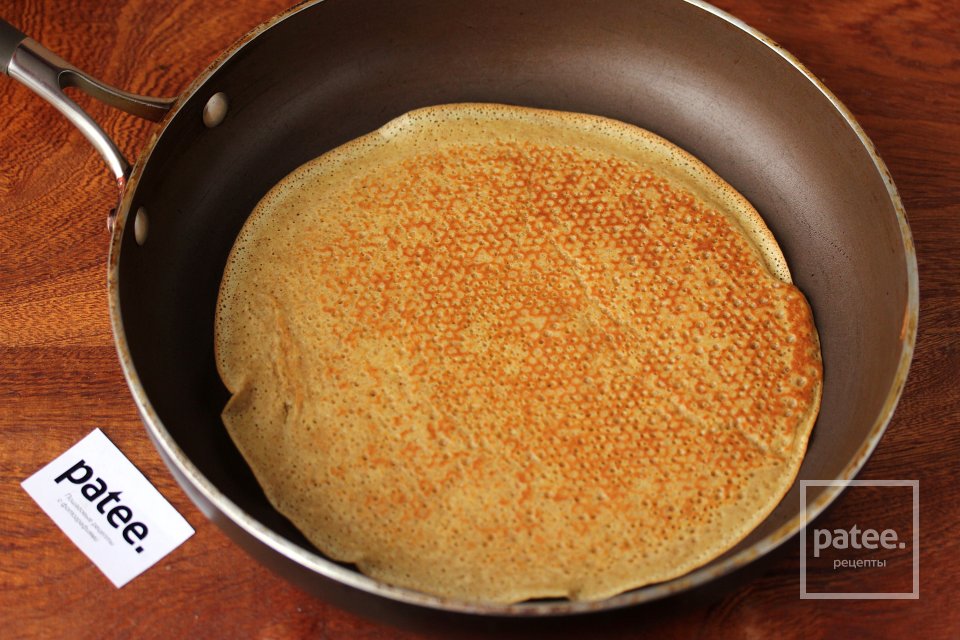 Заварные блины из ржаной муки - Шаг 12