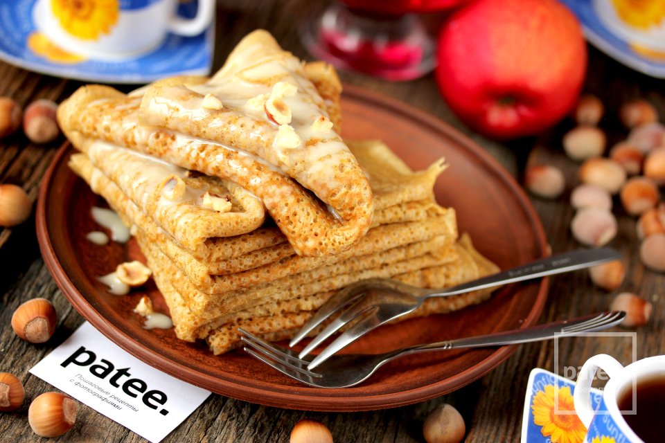 Заварные блины из ржаной муки - Шаг 14