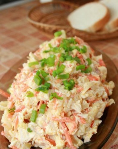 Салат из курицы и корейского салата - Шаг 7