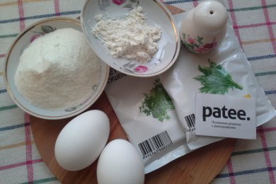 Омлет с укропом и петрушкой - приготовление