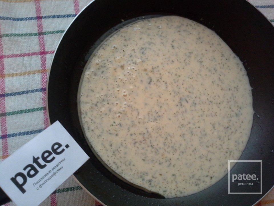 Омлет с укропом и петрушкой - Шаг 10