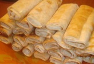 Трубочки с творогом