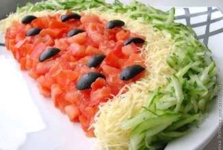 Салат "Арбуз"