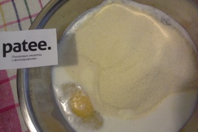 Манник с бизе - приготовление