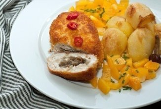Куриные зразы с грибами