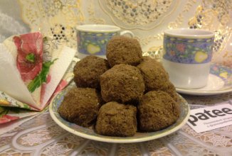 Бананово-шоколадные шарики