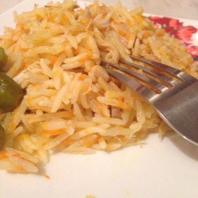 Плов из курицы и моркови - Шаг 1