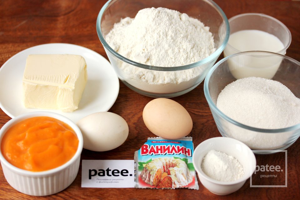 Тыквенные вафли - Шаг 1